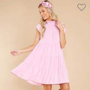 NWT red dress boutique dress size small.